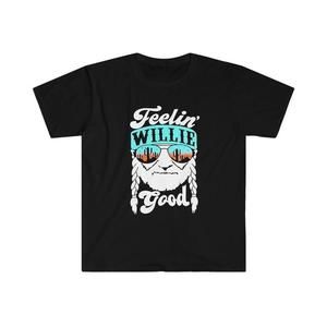 Feelin Willie Good Willie Nelson Premium T-Shirt Gift For Fan Shirt